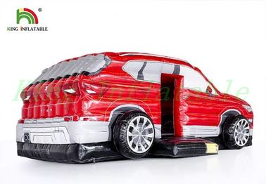 Chambres commerciales de rebond de voiture rouge, château sautant Paradise de bâche