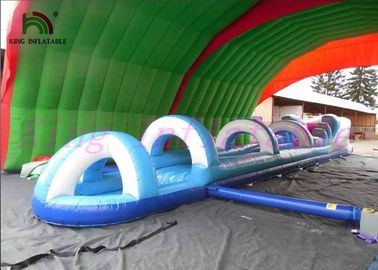 Glissière d'eau gonflable de PVC de requin, mini glissière excitante étonnante faite sur commande de ville