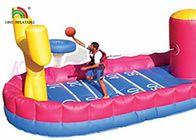 Terrain de jeu gonflable de tir de basket-ball de Bungee de jeux de sports de PVC de biens colorés