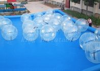 Promenade gonflable claire transparente de PVC/TPU sur l'Auto-support de boule de l'eau pour l'amusement de famille