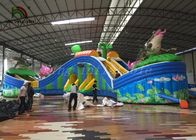 Grands parcs aquatiques gonflables drôles, enfants flottant le certificat des terrains de jeu EN71-2-3