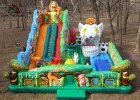 Parc d'attractions gonflable de thème de jungle d'enfants avec 2 ans de garantie