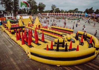 Jeux gonflables des sports EN14960/parcours du combattant gonflable avec le ventilateur de la CE