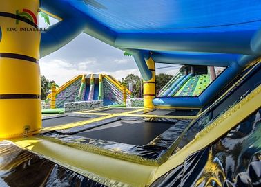 Biens lumineux gonflables de couleur de parc d'attractions de terrain de jeu combiné de Multiplay