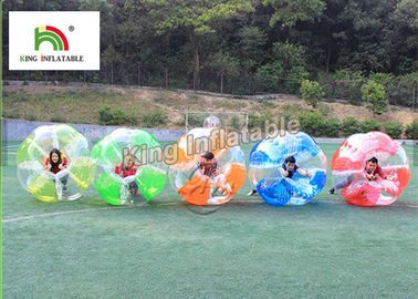 boule transparente de bulle de boule de butoir gonflable de PVC de 1.0mm pour des parties de football