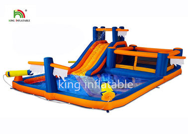 La mini barre de singe gonflable d'arrière-cour glisse pour la glissière d'eau de piscine de l'enfant/4.5*8m