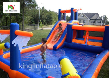 La mini barre de singe gonflable d'arrière-cour glisse pour la glissière d'eau de piscine de l'enfant/4.5*8m