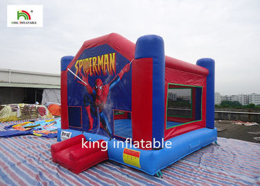 Copie gonflable commerciale bleue et rouge de Spiderman de Chambre de rebond pour le loyer