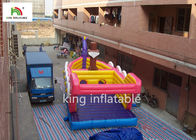 Château sautant gonflable de dragon coloré pour des jardins d'enfants 3m*7m*3m