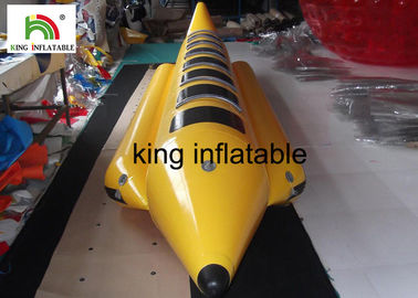 Bateau de pêche gonflable de mouche de jeux passionnants de l'eau/bateau de banane gonflable pour 10 personnes
