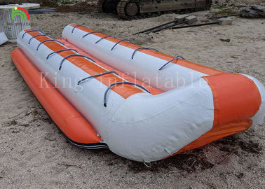 Bateaux de banane gonflables adaptés aux besoins du client de double rangée 5,4 sièges de *2.04 m 14