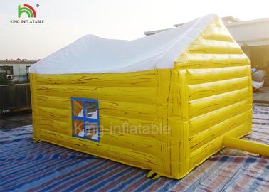 Tente gonflable adaptée aux besoins du client de Snowma de Chambre de Noël de produits de la publicité de taille