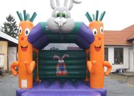 Château sautant gonflable de petits enfants utilisé par partie avec la carotte et le lapin 4X4M