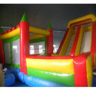 Chambres pleines d'entrain sautantes gonflables sautantes gonflables de château d'enfants commerciaux avec la glissière