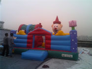 Parc d'attractions gonflable d'enfants extérieurs mignons/terrain de jeu gonflable de clown