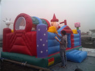 Parc d'attractions gonflable d'enfants extérieurs mignons/terrain de jeu gonflable de clown
