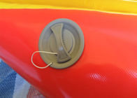 Bateaux de pêche de mouche de rangée simple/bateau de banane gonflables pour 4 personnes bâche de PVC de 0,9 millimètres