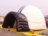 Tente gonflable adaptée aux besoins du client de tunnel de dôme/tente projective gonflable extérieure d'événements