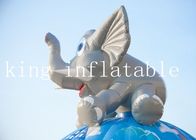 Châteaux sautants gonflables d'éléphant de cirque de bâche de PVC de 0.55MM