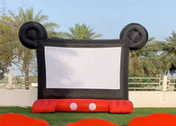 écran gonflable extérieur de location commercial de film de PVC de 0,45 millimètres pour le plaisir de famille