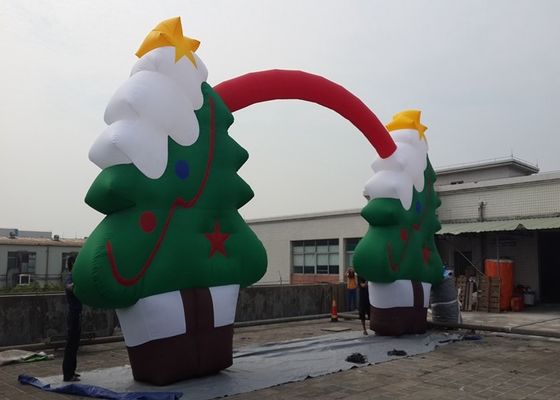 Flocon de neige gonflable d'événement de voûtes de décoration d'arbre de Noël de partie