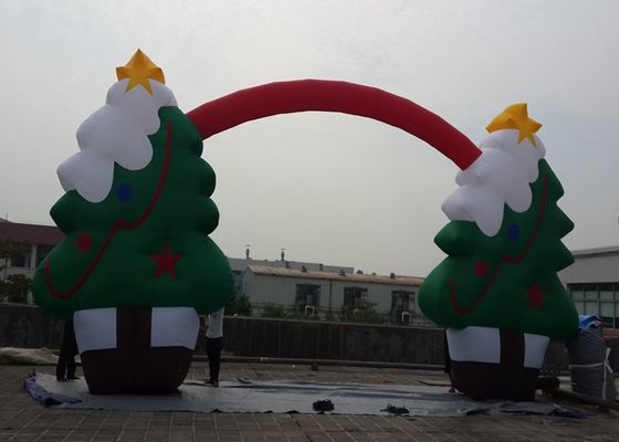 Flocon de neige gonflable d'événement de voûtes de décoration d'arbre de Noël de partie