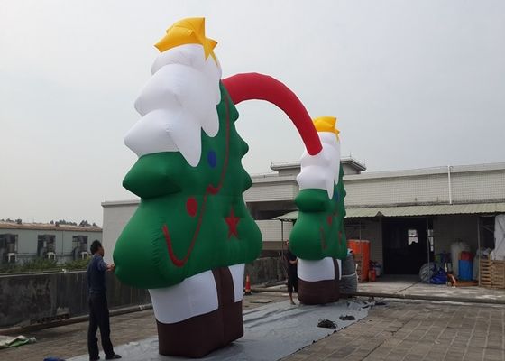 Flocon de neige gonflable d'événement de voûtes de décoration d'arbre de Noël de partie