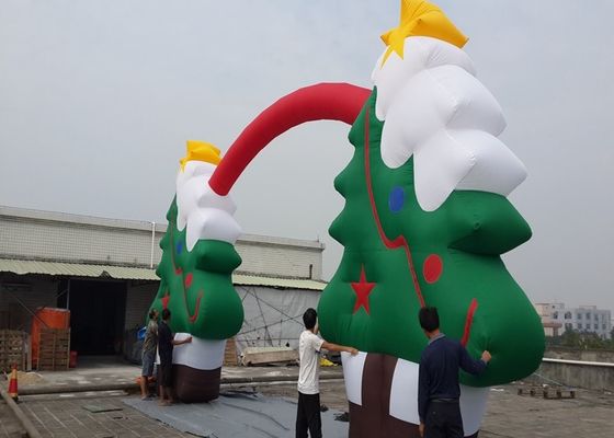 Flocon de neige gonflable d'événement de voûtes de décoration d'arbre de Noël de partie