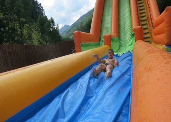 piscine de 0.55mm Plato Inflatable Water Slide With