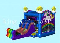 OEM Unicorn Rainbow Inflatable Bouncer Castle de bâche de PVC