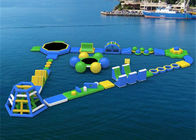 Jeux de flottement de l'eau de nouveau de conception de plage lac gonflable géant water Parks