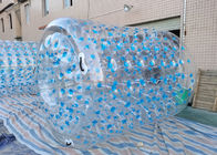 Boule de commande gonflable de l'eau de cylindre de PVC de 0,8 millimètres, rouleau de marche de l'eau