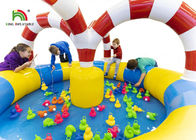 Enfants rouges Duck Pond For Amusement Park gonflable du bleu 3m