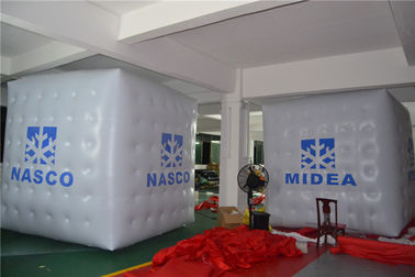 produits de la publicité de cube en PVC de 0.2mm/tente gonflables d'explosion avec l'impression de logo
