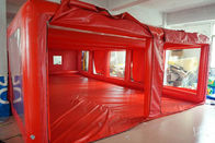 Couverture gonflable de voiture d'étalage de bâche rouge de structure de tube