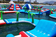 Parcours du combattant de flottement adulte de l'eau d'explosion d'Aqua Fun Inflatable Water Parks de jeu