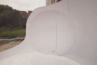 Tente claire gonflable de bulle d'hôtel transparent de 5m avec le tunnel et la salle de bains