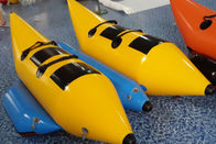 Bateaux de pêche gonflables adaptés aux besoins du client de PVC de résistance de feu pour le parc aquatique extérieur
