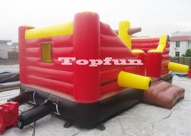 Château sautant gonflable de conception de corsaire avec Canon pour le terrain de jeu d'enfants