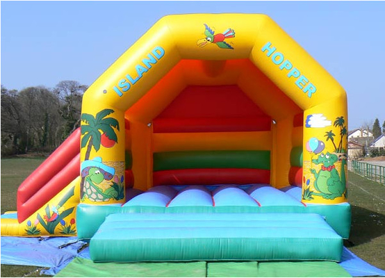 Chambre pleine d'entrain colorée 22ft x 19ft de château pour la fête d'anniversaire