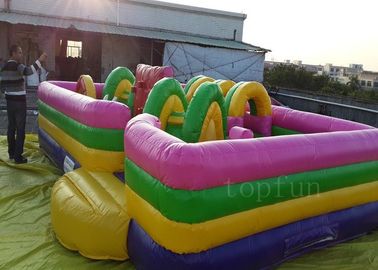 Bâche de PVC de Platon, jeu gonflable d'obstacle de parc d'attractions pour des enfants