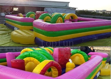 Bâche de PVC de Platon, jeu gonflable d'obstacle de parc d'attractions pour des enfants