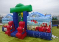 Parc d'attractions gonflable de location commercial, terre d'amusement de thème d'océan de bâche de PVC