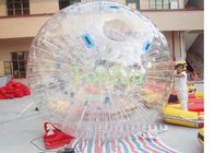 Boule à haute fréquence de Zorbing de rouleau de boule gonflable claire de PVC Zorb sur la terre