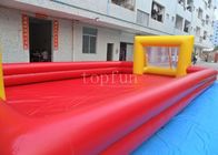 jeux gonflables de sports de bâche de PVC de 0.45mm - de 0.55mm, double article de sport de terrain de football de tube