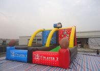 Terrain de football gonflable adapté aux besoins du client par PVC, jeux drôles de tir de basket-ball