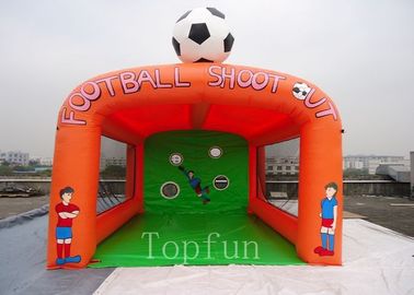 Basket-ball gonflable adapté aux besoins du client de bâche de PVC de terrain de football pour l'amusement
