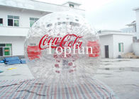 Boule gonflable de PVC/TPU Zorb, le football gonflable de bulle de logo de la publicité de contact