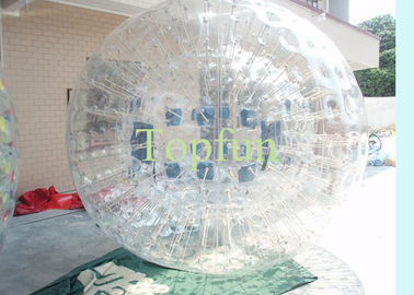 Boule transparente de Zorbing Succer de roulement de boule gonflable humaine de Zorb pour l'amusement
