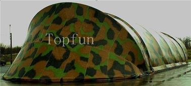 Grande tente gonflable médicale de camouflage, tente de camping militaire gonflable